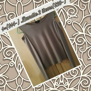 Taupe body fitting long sleeves